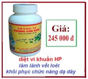 tràng vị vương sơn đan, khắc tinh của vi khuẩn HP
