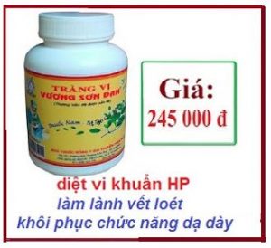 Tràng Vị Vương Sơn Đan tận diệt HP hết lo viêm loét dạ dày